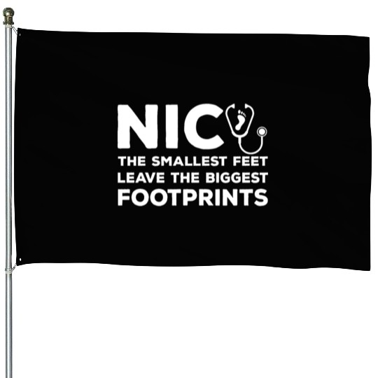 Cute NICU Nurse Saying House Flags