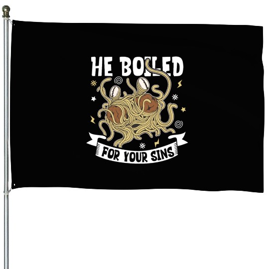 Atheist Atheism Flying Spaghetti Pastafarianism House Flags
