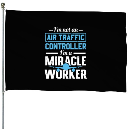 Air Traffic Controller ATC Flight Control Aircraft House Flags