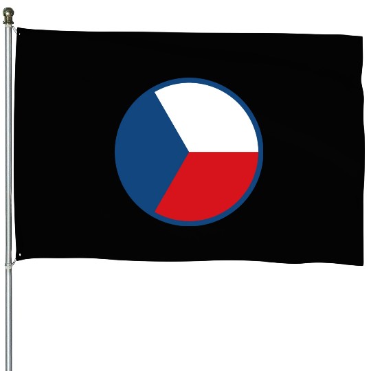 Czech Air Force Current Emblem House Flags