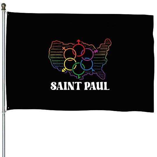 Saint Paul Pride Month Pride Flag LGBT Community L House Flags