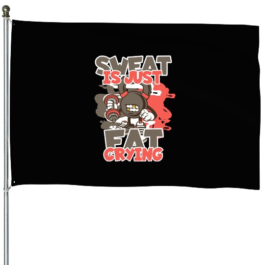 Fitness Gym Workout Slimming Sweat House Flags