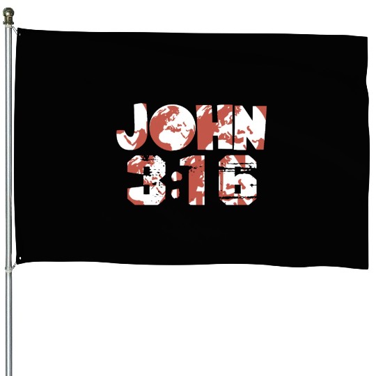John 3-16 World House Flags