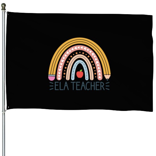 English Language Arts ELA Teacher Appreciation House Flags