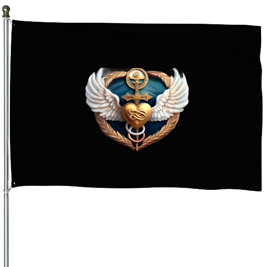 Tropical Paradise House Flags