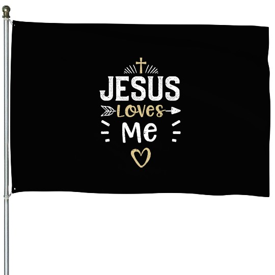 Jesus Loves Me - Jesus House Flags