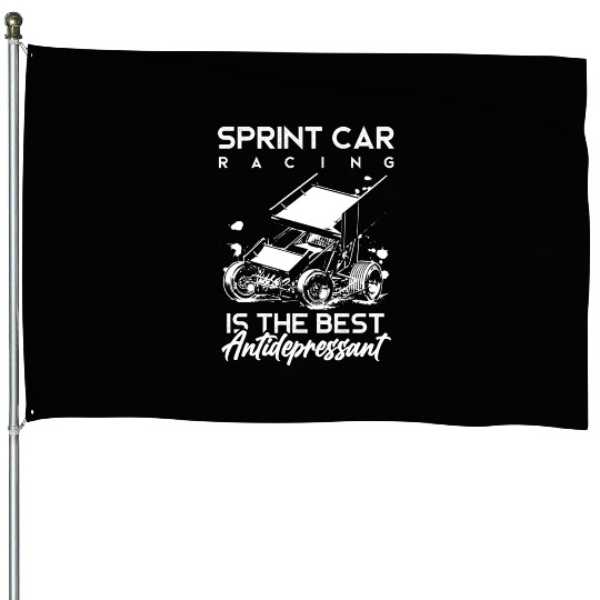 Sprint Car Racing, sprint car, dirt track racers House Flags