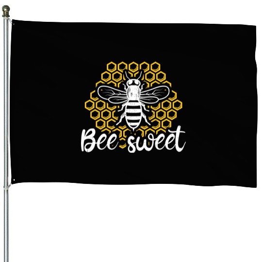 Beekeeping Romantic Honey Lover House Flags