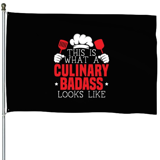 Culinary Gangster Pastry Chef Cooking Culinary House Flags
