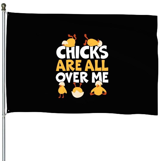 Chicken Farmer Chicken Whisperer Farm Animal House Flags