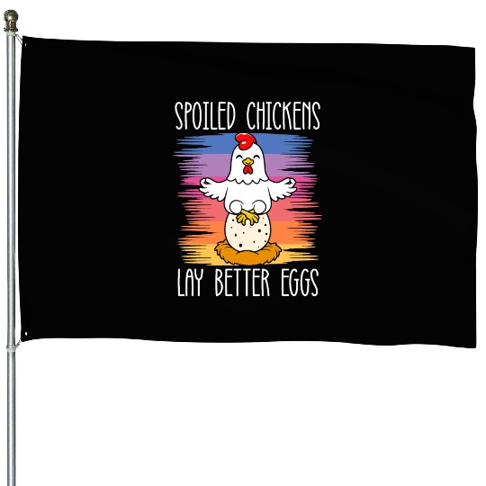 Chicken Farmer Chicken Whisperer Farm Animal House Flags