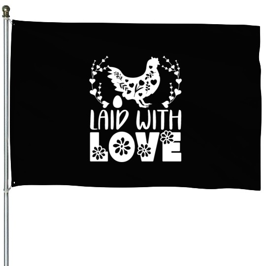 Chicken Farmer Chicken Whisperer Farm Animal House Flags
