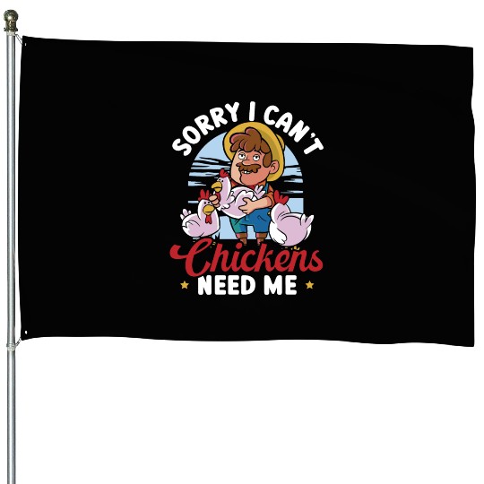 Chicken Farmer Chicken Whisperer Farm Animal House Flags