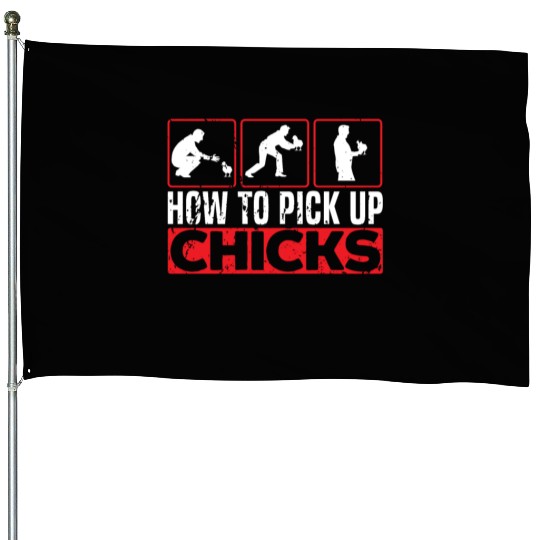 Chicken Farmer Chicken Whisperer Farm Animal House Flags