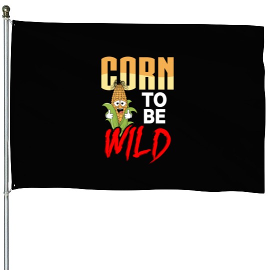 Corn Agriculture Crops Farming Farmer House Flags