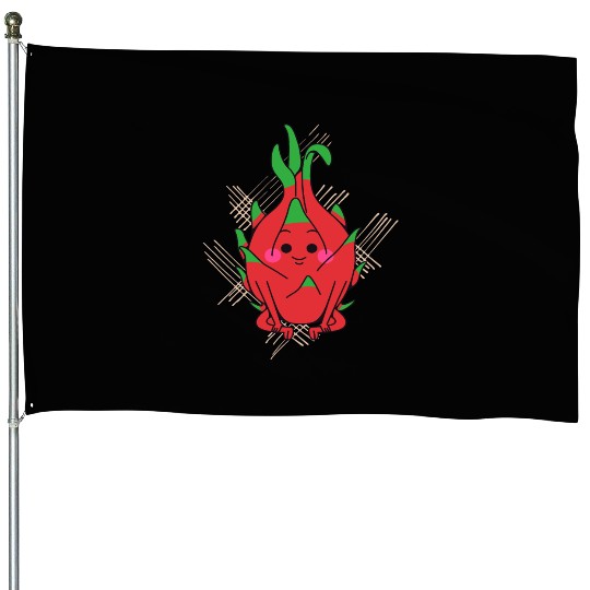 dragon fruit - fruits in season House Flags