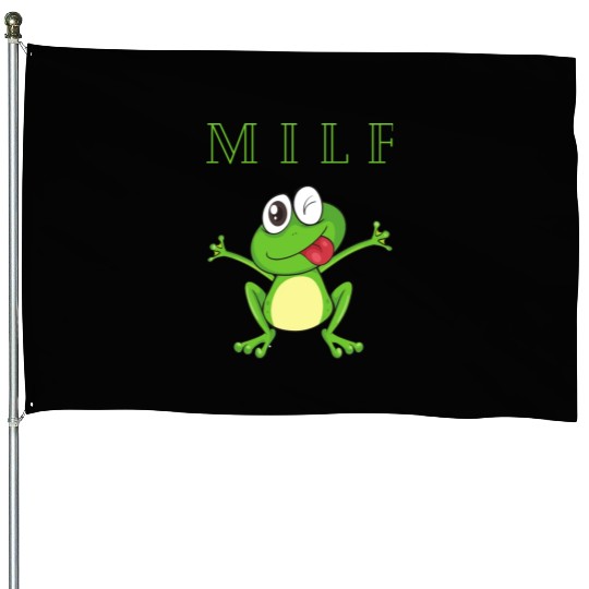 My Friends Frogs Man I Love Frogs House Flags