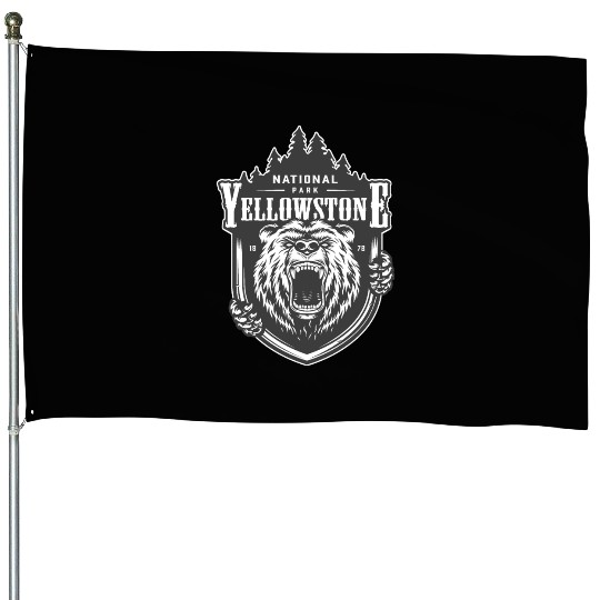 NATION YELLOW STONE House Flags