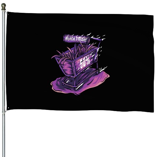 Trolley Black Friday House Flags
