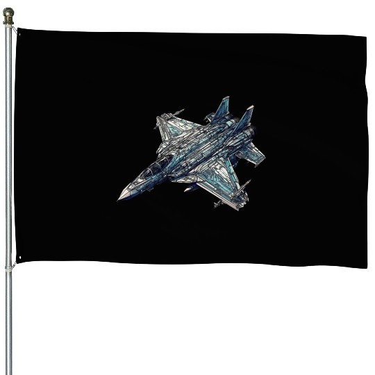 FIghter jet House Flags