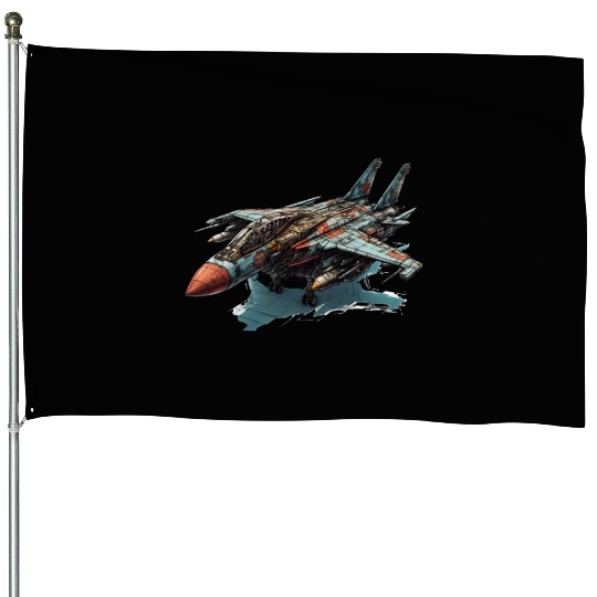 FIghter jet House Flags