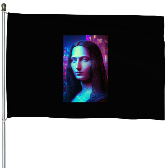 Mona lisa in future House Flags