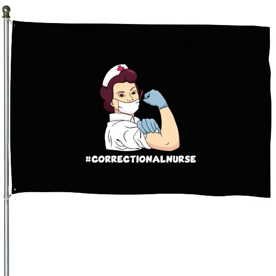 Great Correctional Nurse Prison Nurse House Flags