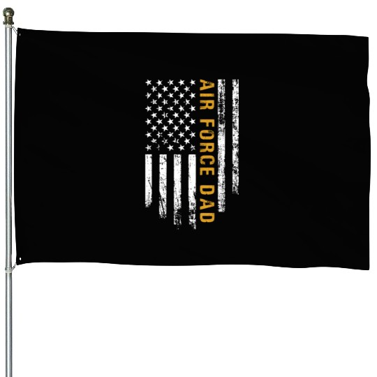 USA Flag Air Force Dad PILOT House Flags