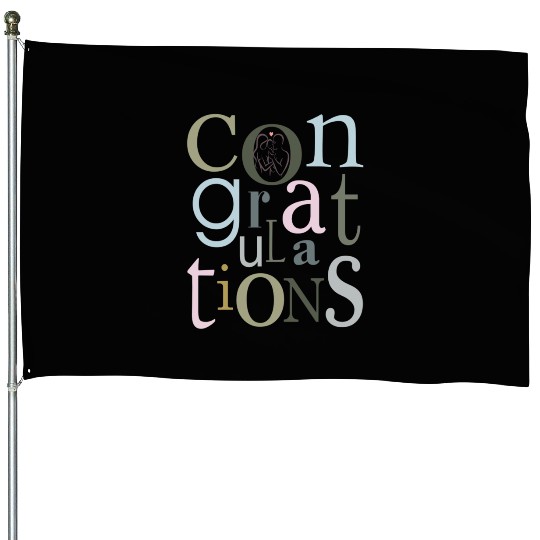 congratulations newborn baby House Flags