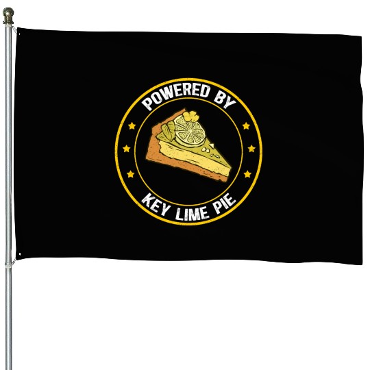 Powered By Key Lime Pie Pies Lover House Flags