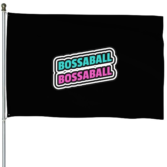Bossaball Sports Typography House Flags