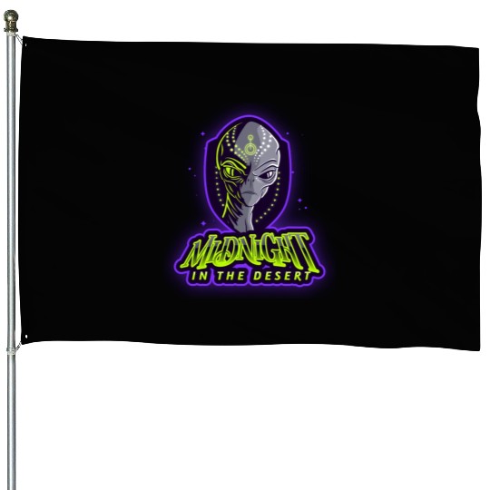 Midnight in the Desert House Flags