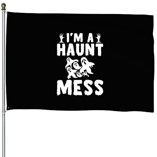 Halloween Paranormal Ghost Hunters Horror Fans House Flags