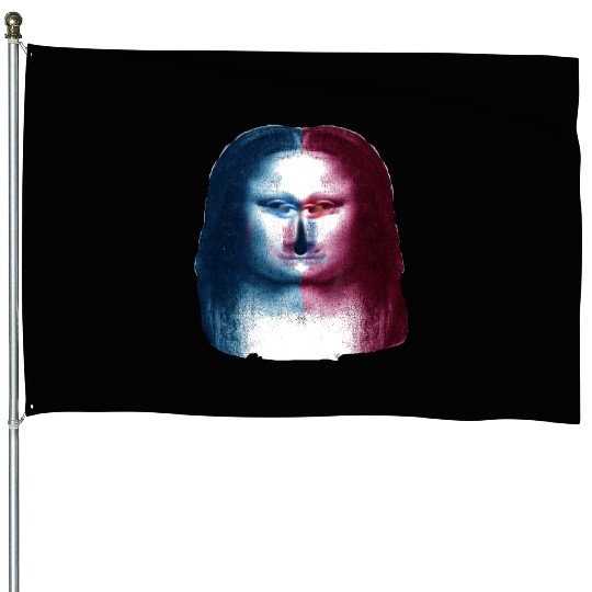 Monalisa Concept Leonardo Da Vinci House Flags