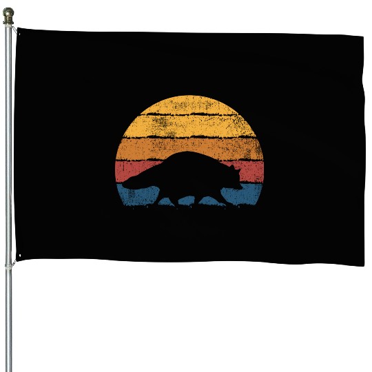 Raccoon Raccoon Lover House Flags