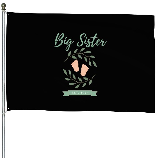 Big Sister Est. 2024 House Flags