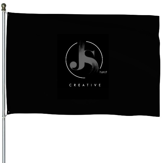JS CREATIVE GREY House Flags