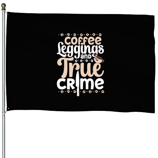 True Crime Murder Spy Crime Interest Gift Idea House Flags