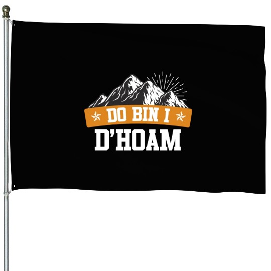 Mountaineer Hiking lovers Climbers Hikers House Flags