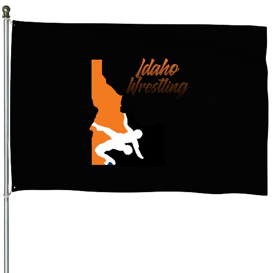 Idaho Wrestling (State Colors) House Flags