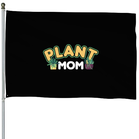 Plant Mom Plant Whisperer Plants Cactus Lover House Flags