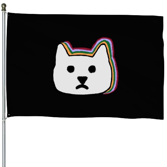cat face House Flags