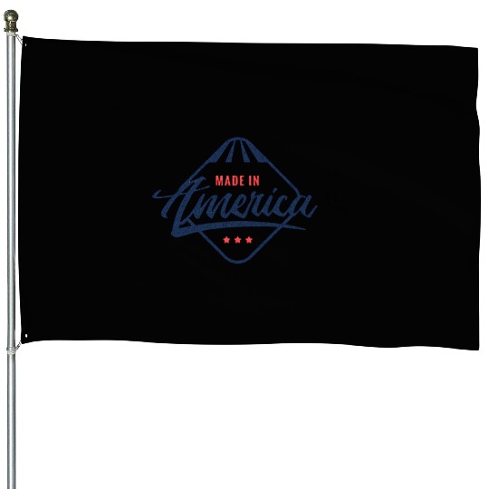 made in America House Flags