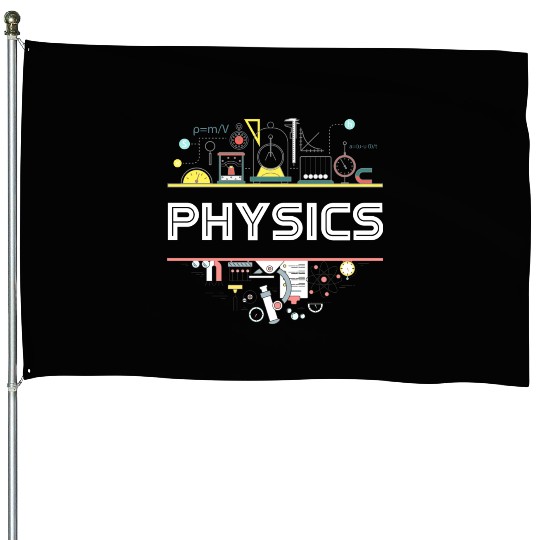 Physics Teacher Science Physics House Flags
