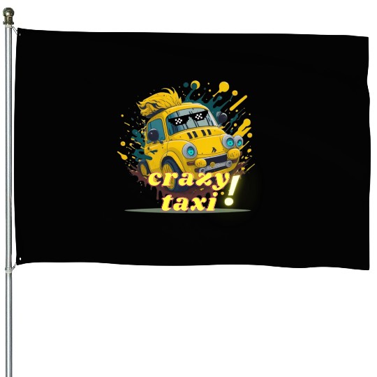 crazy taxi House Flags