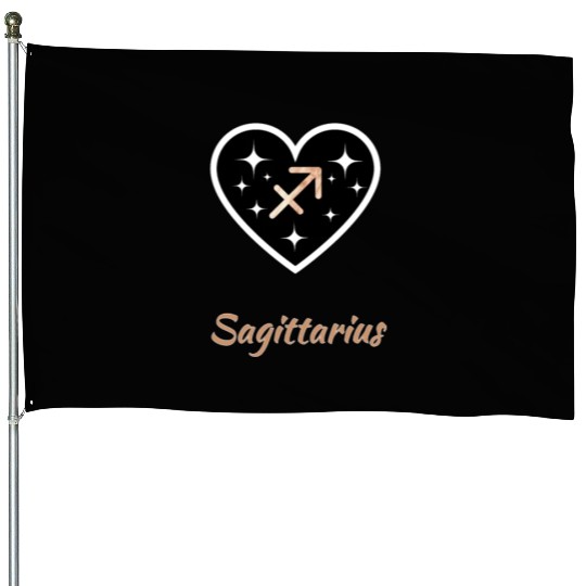 Sagittarius zodiac sign, astrology, sun, birthday House Flags