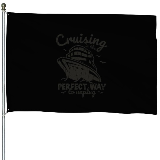 Cruising is the perfect way to unplug - Cruise House Flags