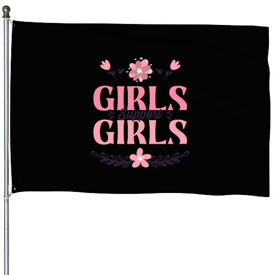 Girls Girls Girls Cool Graphic House Flags
