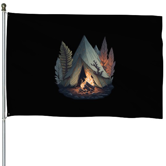 Camp Fire House Flags
