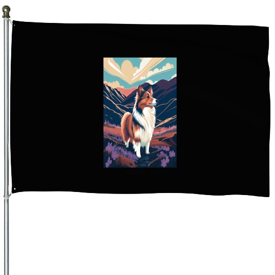Belgian Malinois Nature House Flags